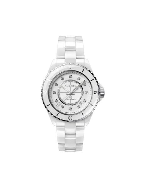Biały zegarek Chanel