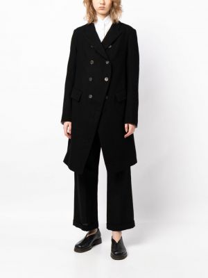 Manteau en laine Forme D'expression noir