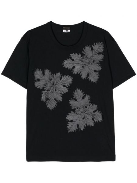 T-krekls ar apaļu kakla izgriezumu Comme Des Garçons Homme Plus melns