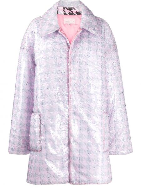 Manteau à imprimé oversize Natasha Zinko rose