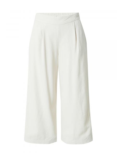 Pantaloni culottes Only alb