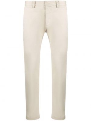 Pantaloni chino a vita bassa slim fit Dsquared2 beige