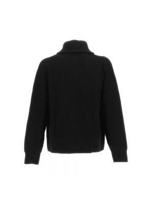 Jersey cuello alto de punto de tela jersey Studio Nicholson negro