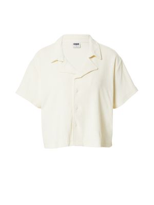 Блуза с яка Urban Classics бяло