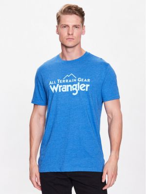 Tricou Wrangler albastru