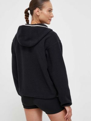 Kapucnis pulóver Columbia fekete