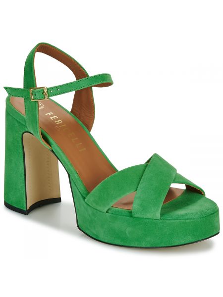 Sandały Fericelli zielone