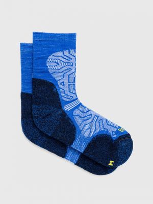 Čarape od merino vune Bridgedale plava