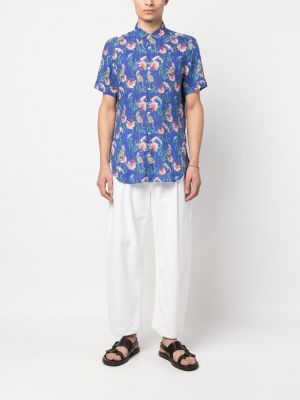 Hemd mit print Peninsula Swimwear blau