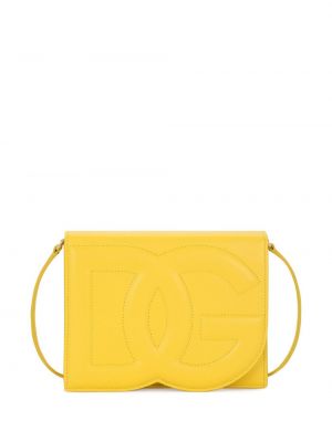 Taška přes rameno Dolce & Gabbana žlutá