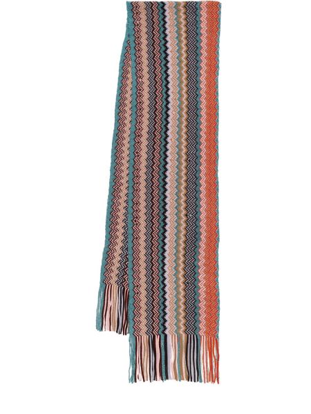 Jacquard ull skjerf Missoni