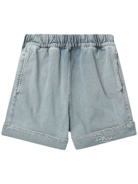 Shorts en jean brodeés en coton Izzue