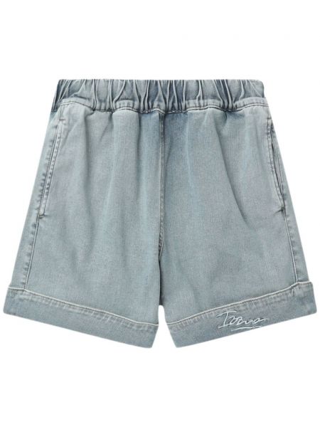 Broderet shorts Izzue blå