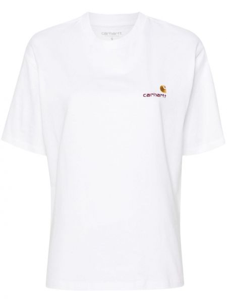 Βαμβακερή μπλούζα Carhartt Wip λευκό