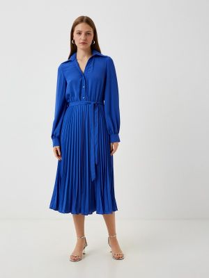 Платье-рубашка Eleganzza синее