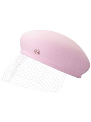 Vilnas cepure Maison Michel rozā
