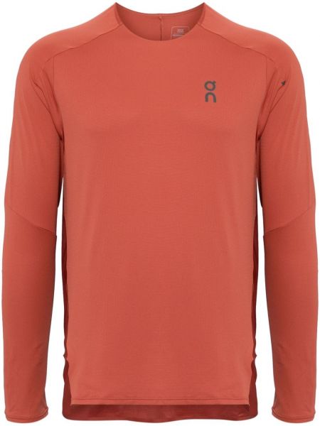 Langærmet t-shirt med lange ærmer On Running rød