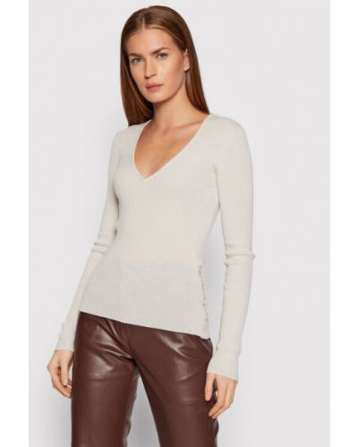 Patrizia Pepe Svetr 2M4104/A9N0-W330 Šedá Slim Fit