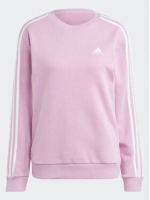 Sweat à rayures Adidas rose