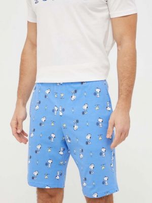 Pidžama s printom United Colors Of Benetton plava