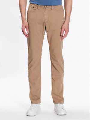 Voľné priliehavé džínsy s rovným strihom Duer khaki