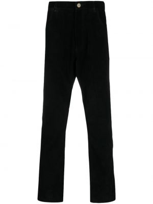Semišové kalhoty Fursac černé