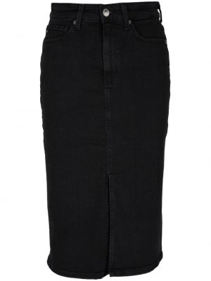Džínsová sukňa Ag Jeans čierna