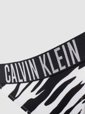 Bikini z nadrukiem Calvin Klein Underwear czarny