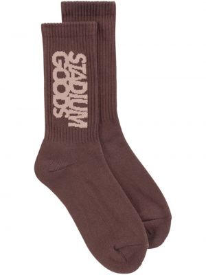 Ponožky s potlačou Stadium Goods® hnedá