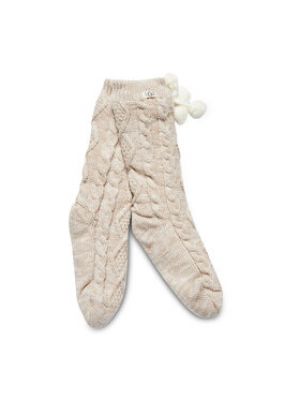 Fleecové ponožky Ugg béžové