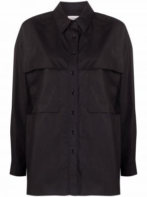 Camisa con bolsillos Lemaire negro