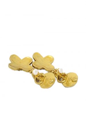 Kolczyki z perełkami Chanel Pre-owned złote