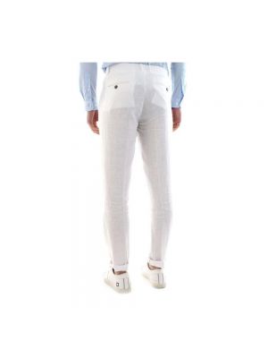 Pantalones slim fit 40weft blanco