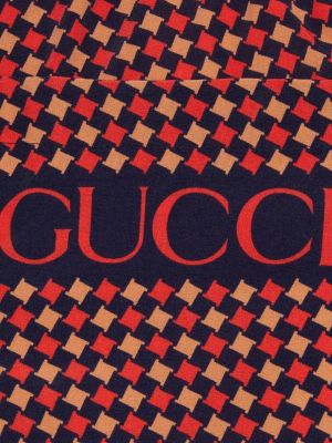 Houndstooth-mustriga mustriline lühikesed püksid Gucci