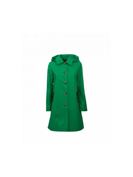 Pikowany płaszcz Ralph Lauren zielony