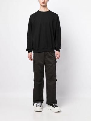 Plisované bavlněné cargo kalhoty Studio Tomboy šedé