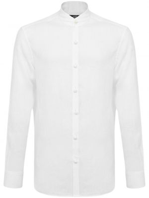 Lněná košile Shanghai Tang bílá