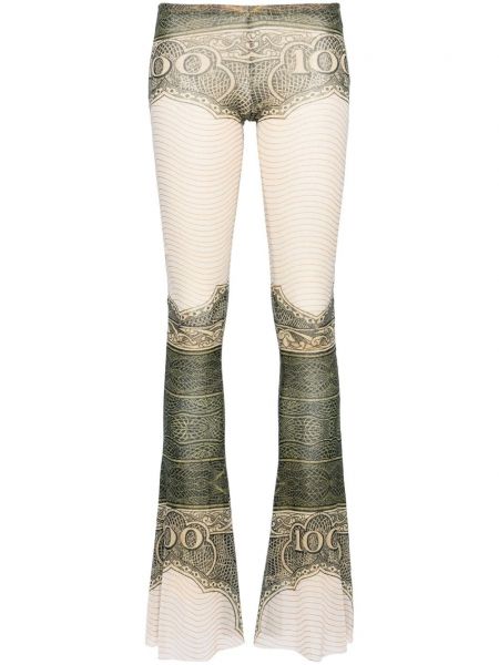 Pantalon large Jean Paul Gaultier blanc