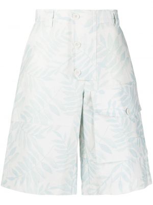 Trykt cargo shorts Jacquemus blå