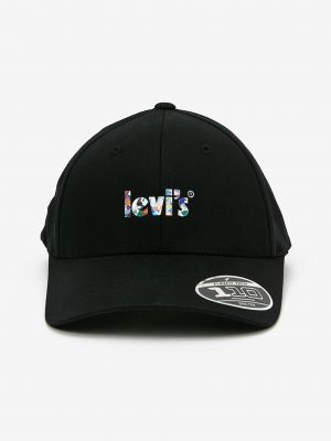 Pamut baseball sapka Levi's® - fekete