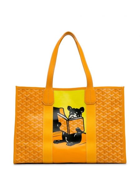 Τσάντα shopper Goyard Pre-owned κίτρινο