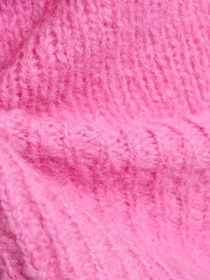 Džemper od mohera Saks Potts ružičasta