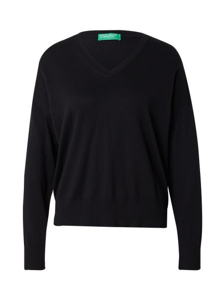 Пуловер United Colors Of Benetton черно