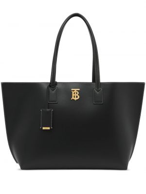 Τσάντα shopper Burberry μαύρο
