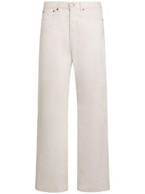 Bavlněné džíny Jacquemus bílé