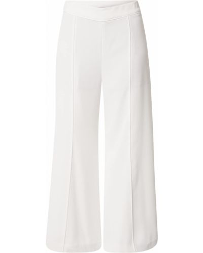 Широки панталони тип „марлен“ Twinset бяло
