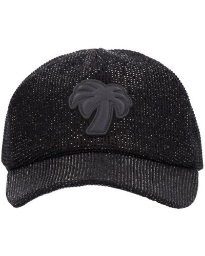 Cap mit kristallen Palm Angels schwarz