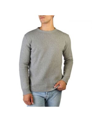 Sweter z kaszmiru z dżerseju 100% Cashmere szary