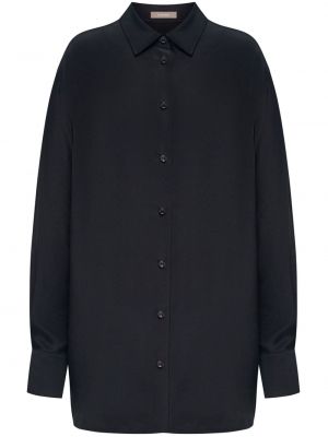Šilkinė marškiniai 12 Storeez juoda