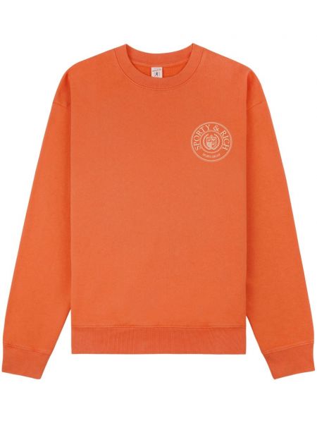 Sweatshirt mit print Sporty & Rich orange